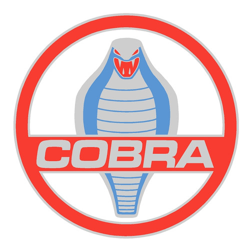 Ford Cobra Inside Cut Circle Metal Sign