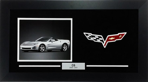 C6 Corvette Custom Framed Picture w/ Vette sample