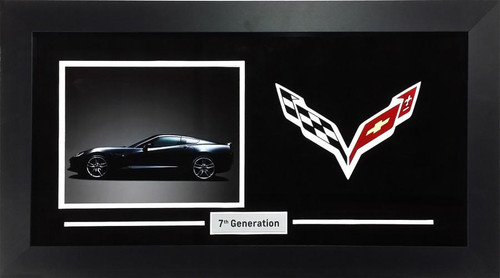 C7 Corvette Custom Framed Picture w/ Vette sample