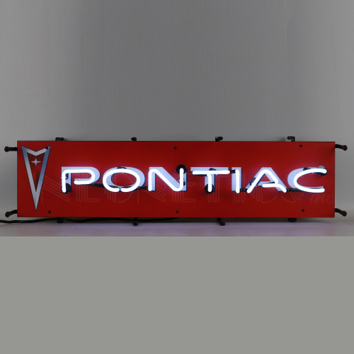 Small Red Pontiac Neon Sign