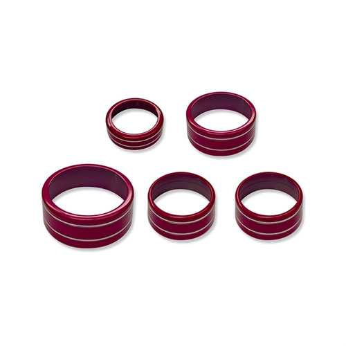 2017-2022 Jeep Cherokee Color Match Billet Knob Kit
