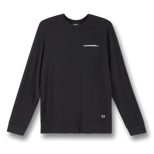 GMC HUMMER EV Black Long Sleeve Crew Neck Shirt (front)