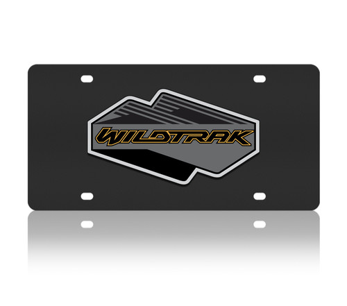 Ford Bronco Wildtrak Carbon Stainless Steel License Plate