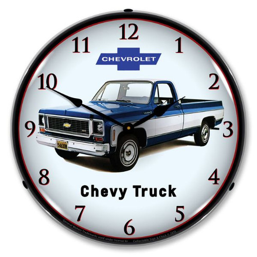 1974 Chevy Truck LED Backlit Clock