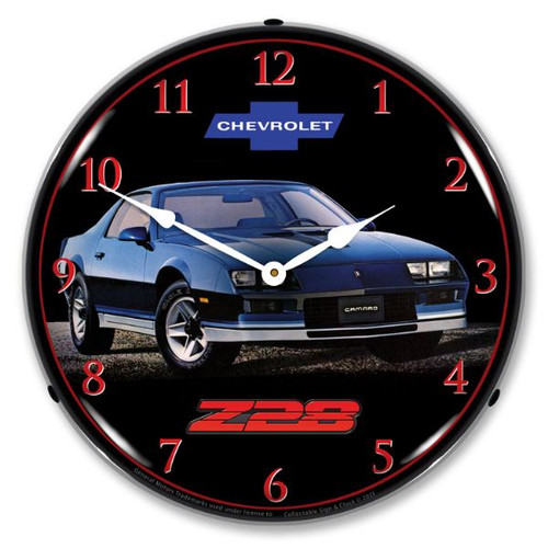 1982 Camaro Z28 LED Backlit Clock