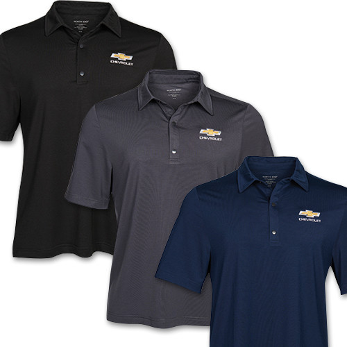 Chevrolet Gold Bowtie Snap Up Polo Shirt | Auto Gear Direct