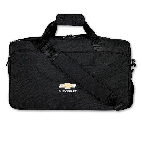 Chevrolet Deluxe Black Travel Duffle Bag | Auto Gear Direct