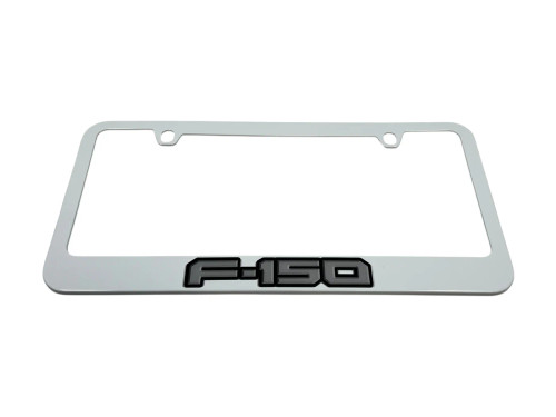 Ford F-150 White License Plate Frame