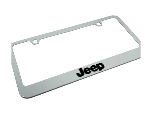 Jeep White License Plate Frame (alt)