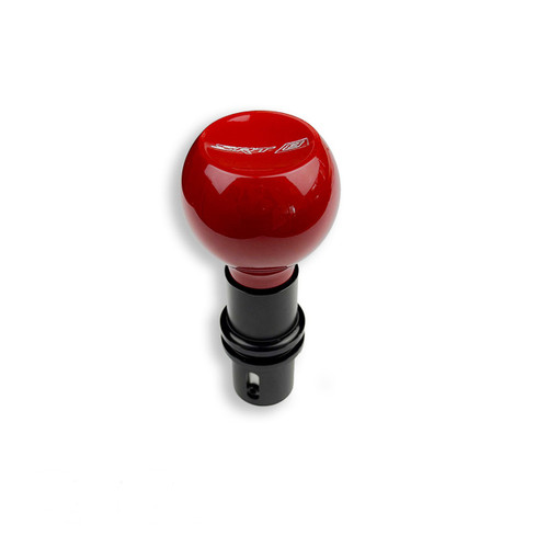 Dodge Challenger/Charger/Durango 2015-2023 Billet Auto Shifter Knob (red w/ engraved logo)