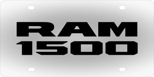 Dodge Ram 1500 Stainless Steel License Plate Dodge Ram 1500 Stainless Steel License Plate