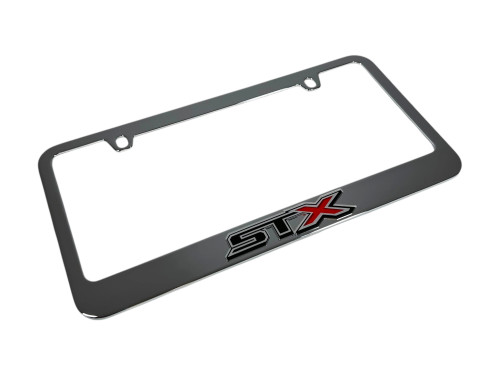 Ford F-150 STX Chrome License Plate Frame (angled)