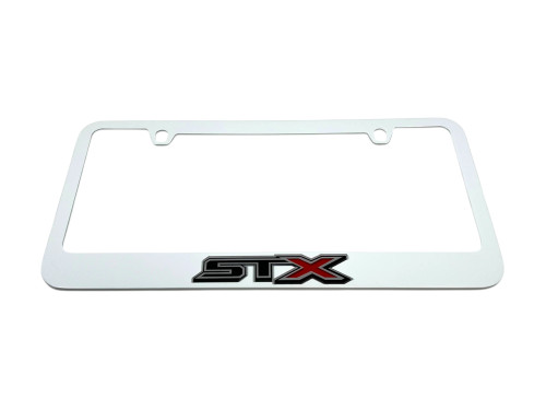 Ford F-150 STX White License Plate Frame