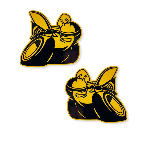 Scat Pack Bee Acrylic Badge in 2 Colors - (bee only in Black/Yellow)