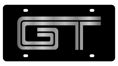 Ford GT Black Acrylic License Plate