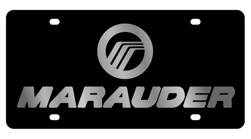 Mercury Marauder Black Acrylic License Plate