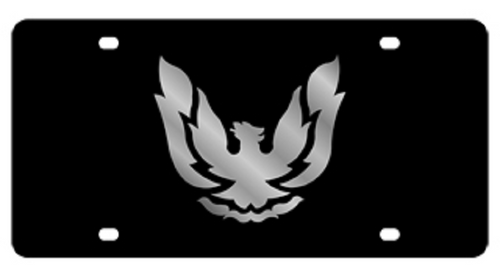 Pontiac Firebird Black Acrylic License Plate 3
