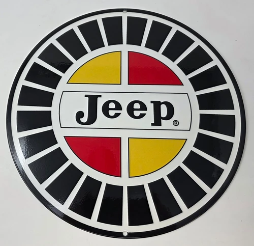Jeep Vintage Logo Metal Sign