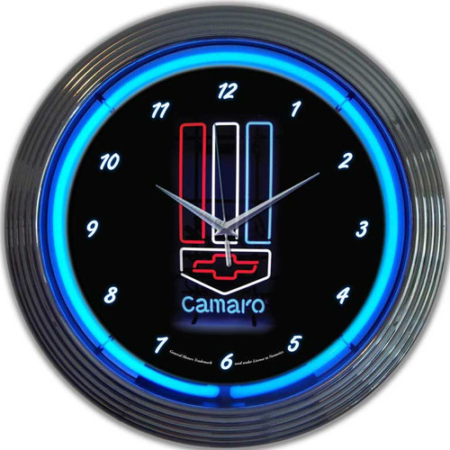 NEON CLOCK SINGLE【VOLKS WAGEN-BLUE Volkswagen Neon Clock