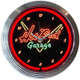 Hot Rod Garage Neon Clock | Auto Gear Direct