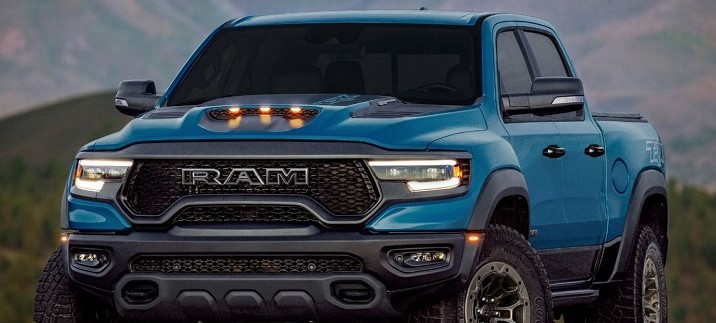 Blue 2024 Dodge Ram 1500