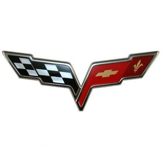 C6 Corvette Emblem Metal Sign | Auto Gear Direct