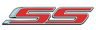 Red Camaro SS Emblem Metal Sign | Auto Gear Direct