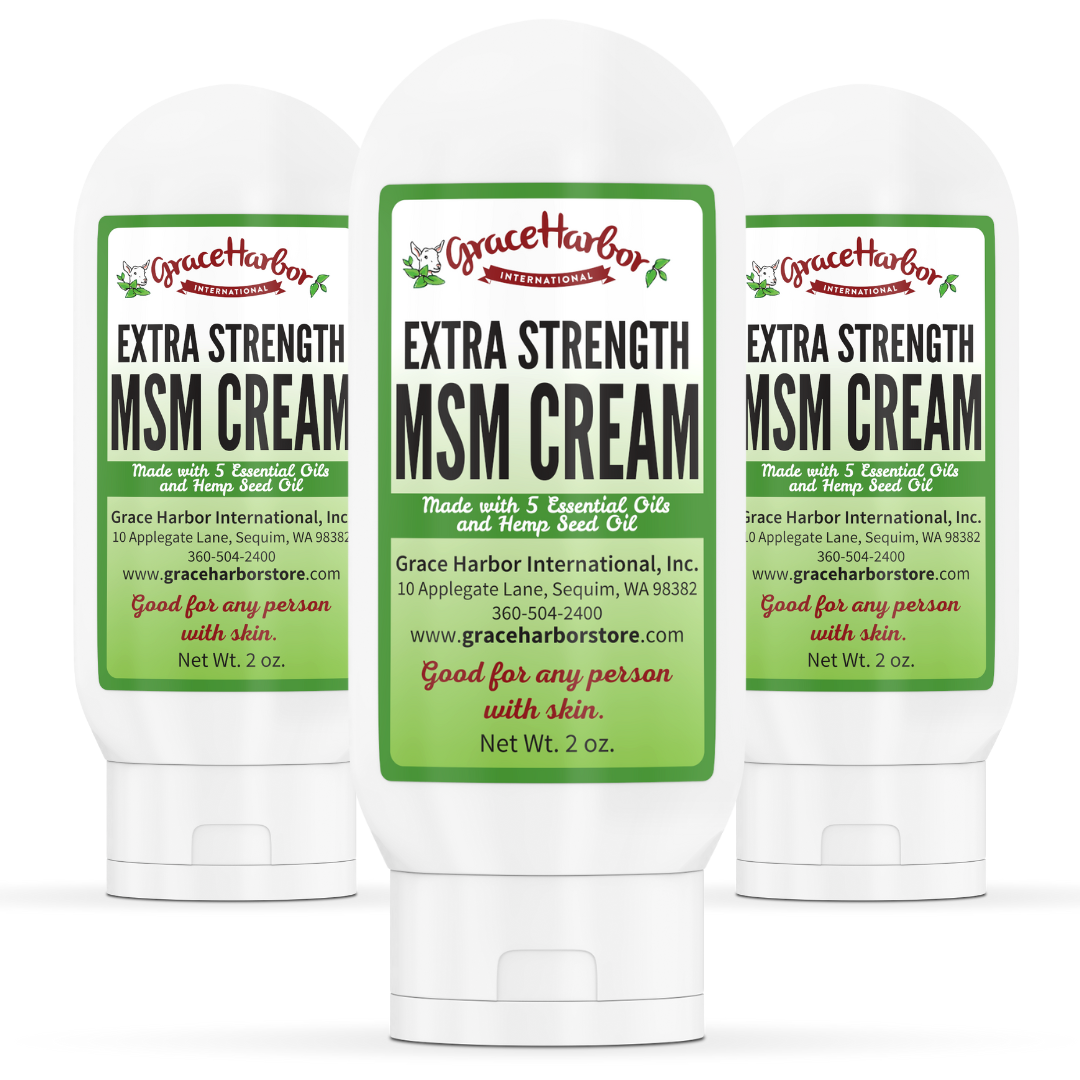 Extra Strength MSM Cream 2 oz Travel 3-Pack