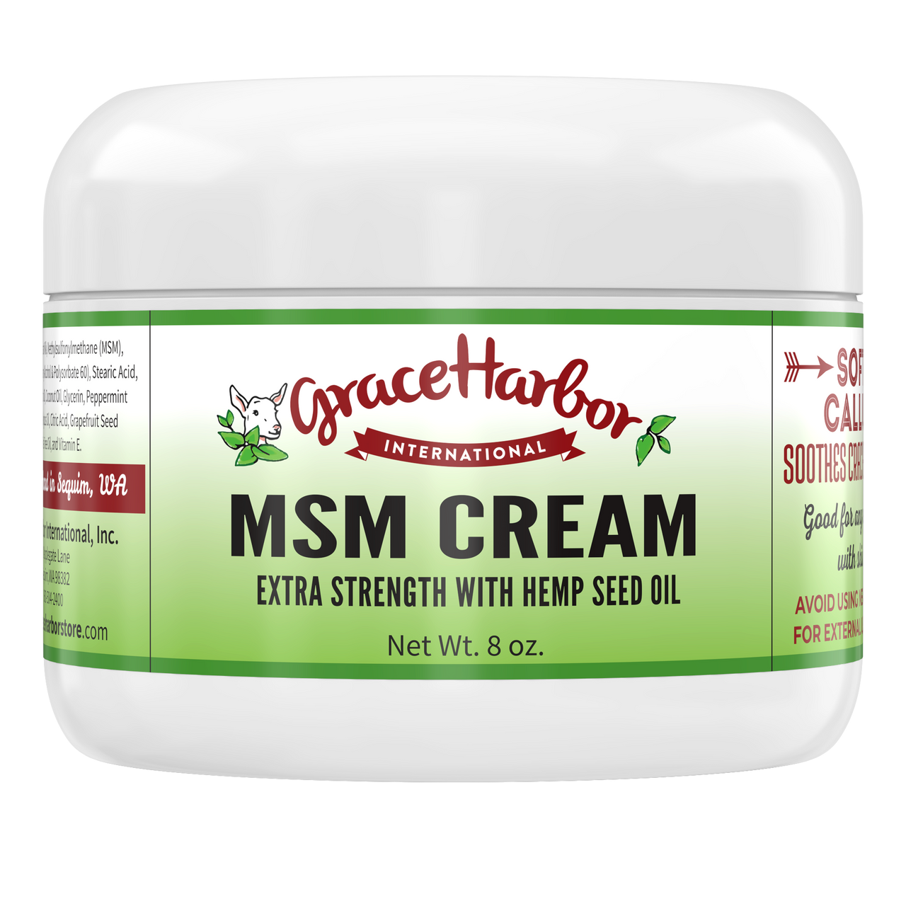 Extra Strength MSM Cream 8 oz Single