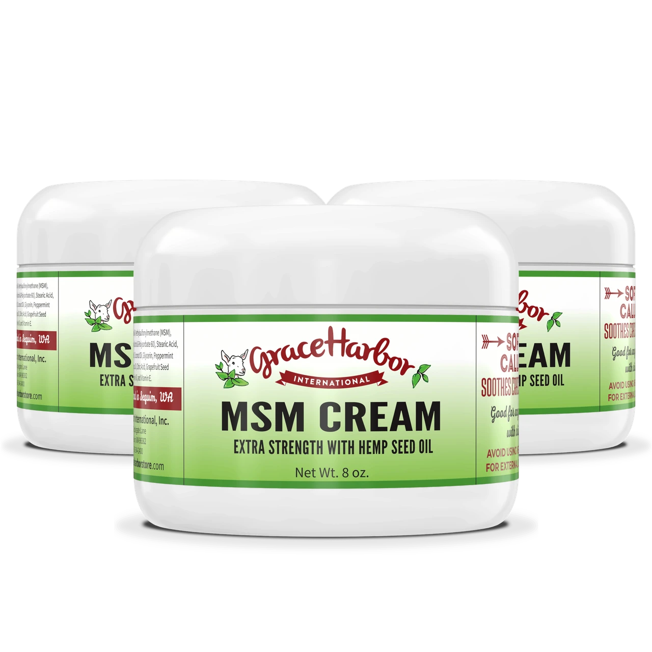 Extra Strength MSM Cream | 50% More MSM + Hemp Seed Oil
