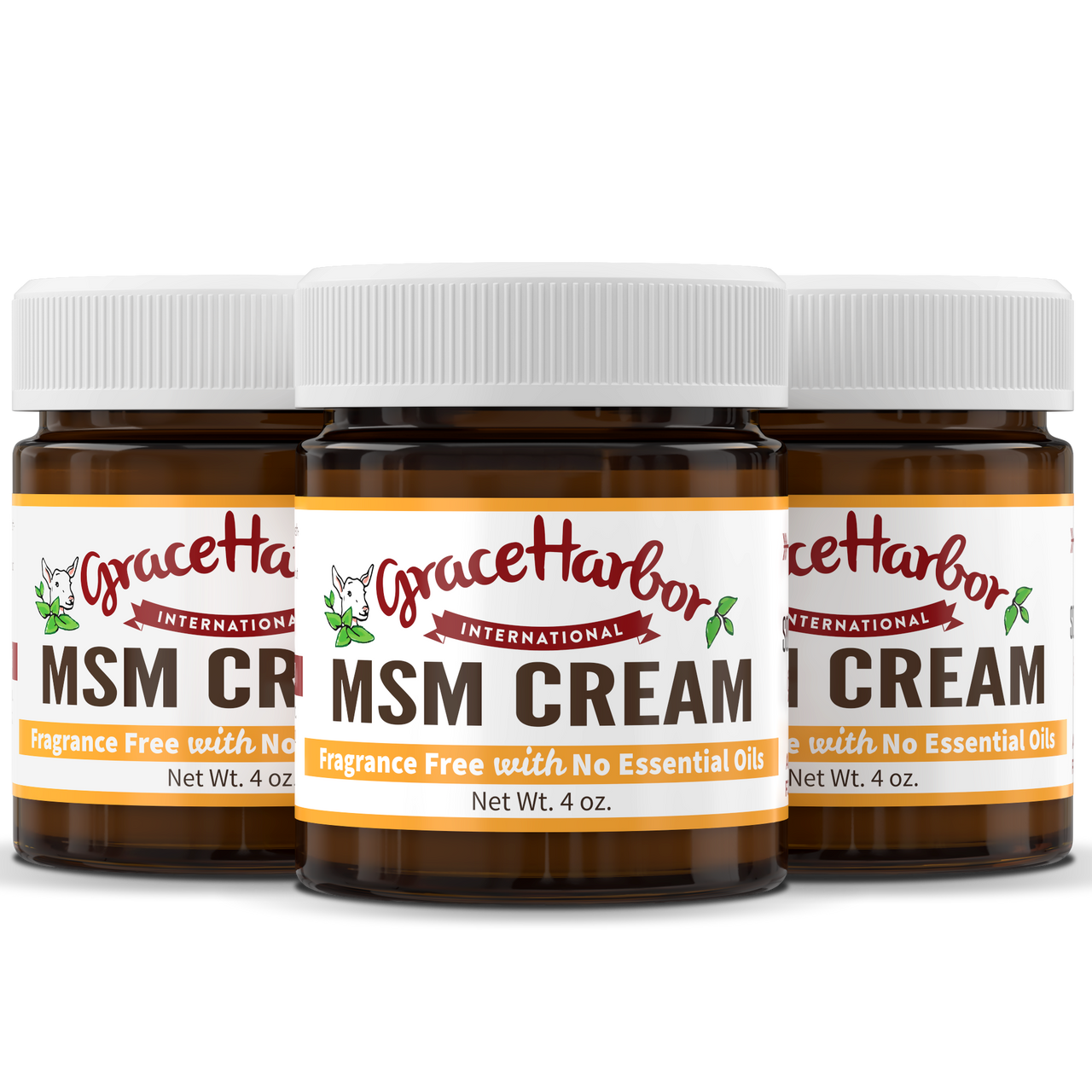 Fragrance Free – 4 oz Glass (Buy 2 Get 1 Free)