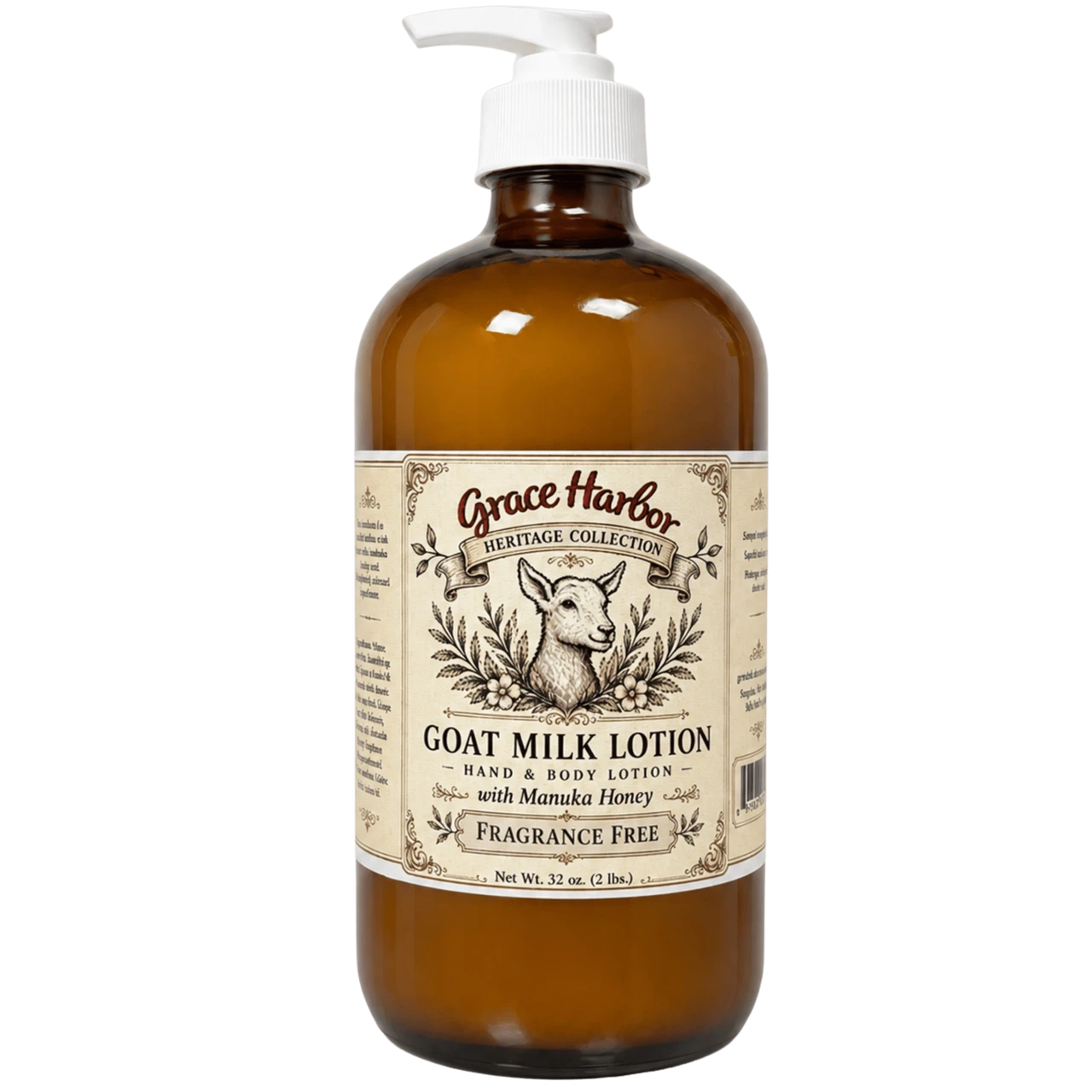 Fragrance Free Goat Milk Lotion 32 oz