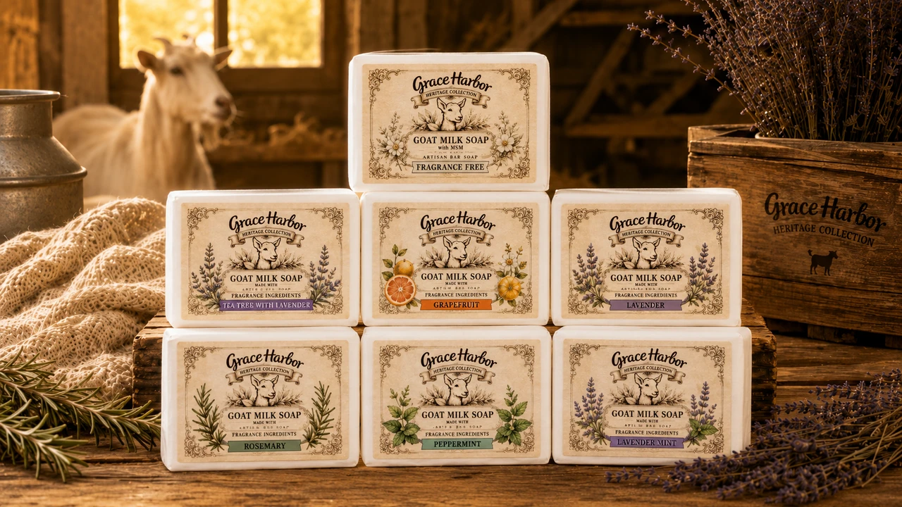 Grace Harbor Heritage Collection Goat Milk Soap