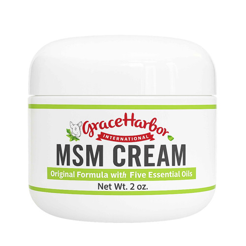 Original MSM Cream 2 oz jar by Grace Harbor