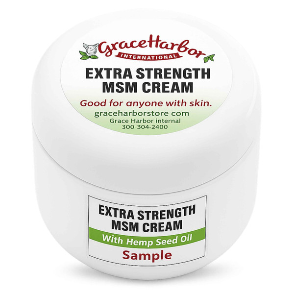 MSM Cream Extra Strength Free Sample 1 ounce
