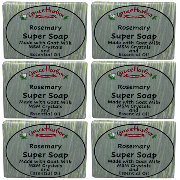 Rosemary Super Soap 6 Pack