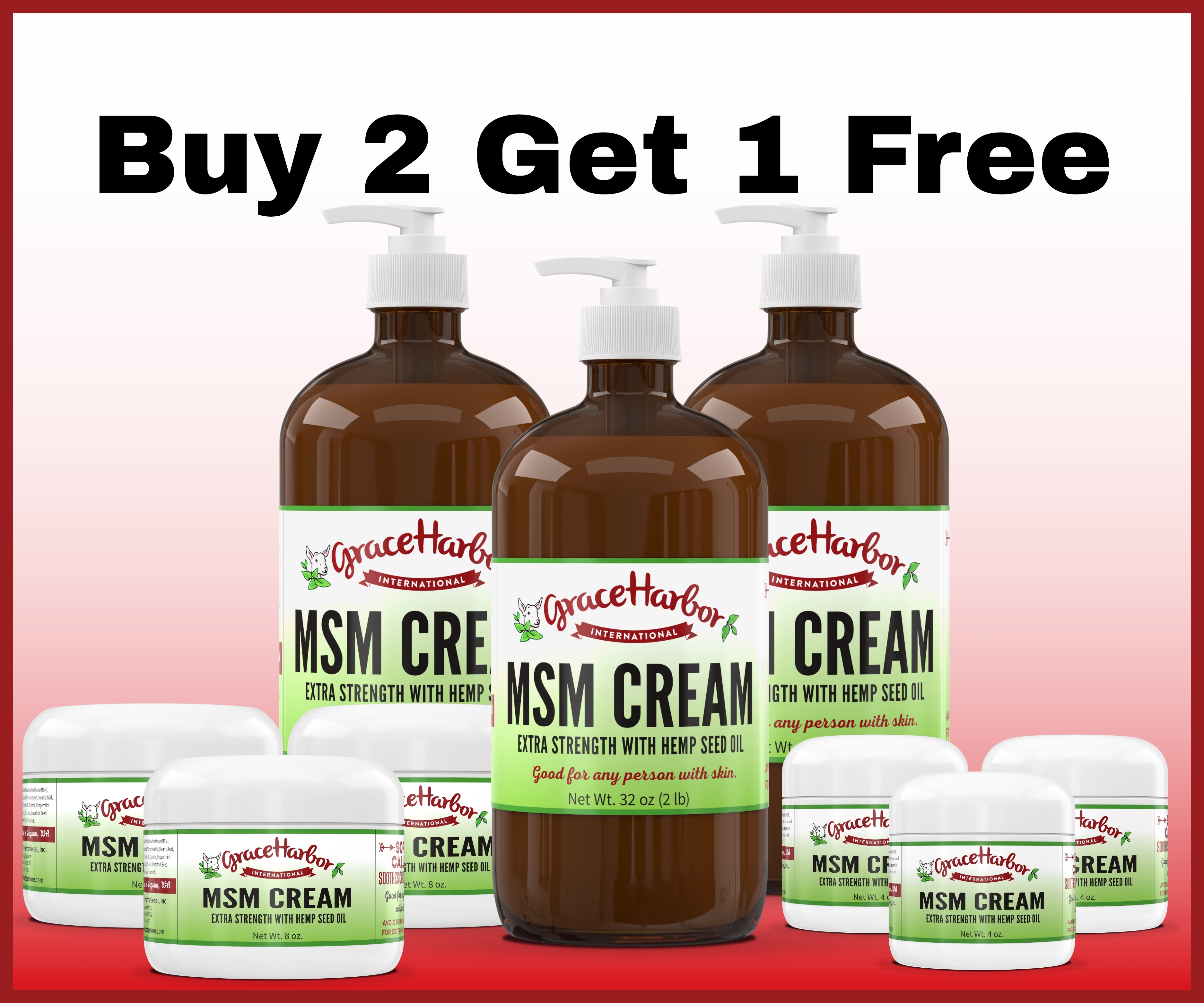 Buy two get one free