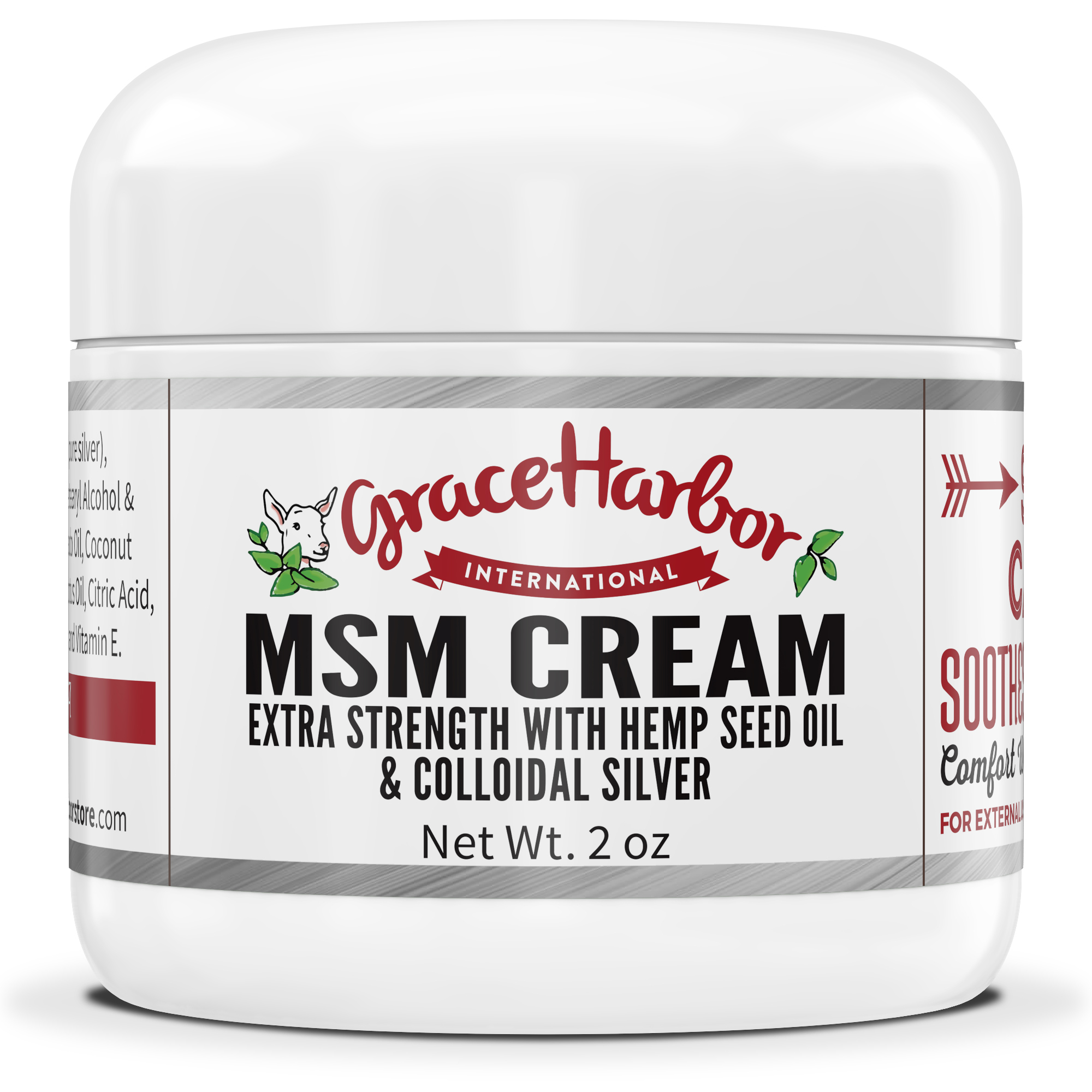 MSM Cream with Colloidal Silver Sample