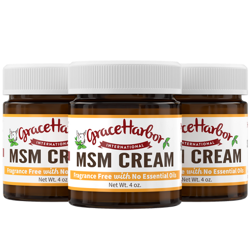 Fragrance Free MSM Cream | Unscented Formula