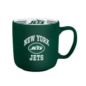 New York Jets Coffee Mug 15oz Stripe Design Z157-9738115411