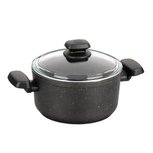 Korkmaz Ornella 2 Piece 3 Liter Aluminum Nonstick Casserole Dish with Lid D970-A1341