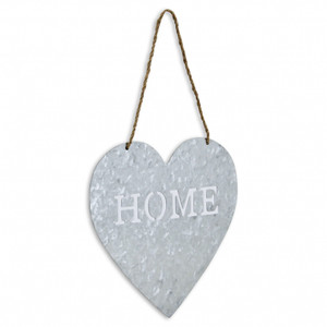 Home Gray Galvanized Cut Out Metal Wall Decor N270-379865