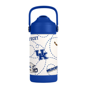Kentucky Wildcats Kids Bottle 12oz Stainless Steel Mascot Z157-9738154633