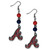 Atlanta Braves Earrings Dangle Style CO Z157-5460337284