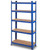 Blue Heavy Duty Metal Wood 5 Tier Adjustable Shelving Unit Garage Storage Rack Q280-BLHD0527