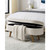 Mid-Century Modern Boho Style Off-White Beige Linen Bedroom Storage Bed Bench Q280-BELSBO98142625