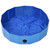 Dog Swimming Pool Blue PVC 31.5 x 7.9 in Foldable A949-170825