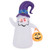 6 Ft Halloween Inflatables Cute Ghost with Dimming Infinity Mirror Light B593-CM24941US