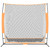  Golf Practice Net Black and Orange 84.6"x42.1"x85" Polyester A949-93753