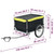  Bike Trailer Black and Yellow 143.3 lb A949-91684